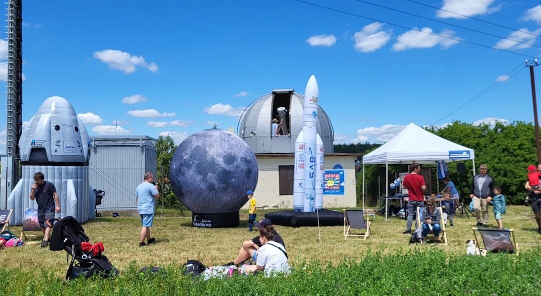 Raketa SAB Aerospace na výročí hvězdárny Žebrák